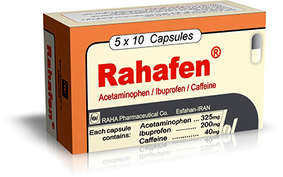  Rahafen®  (Acetaminophen, ibuprofen, caffeine